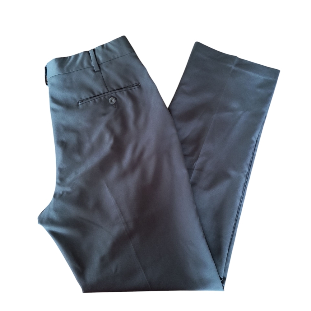 JosABank Gray Leadbetter Golf Tailored Fit Trousers Size 34x32